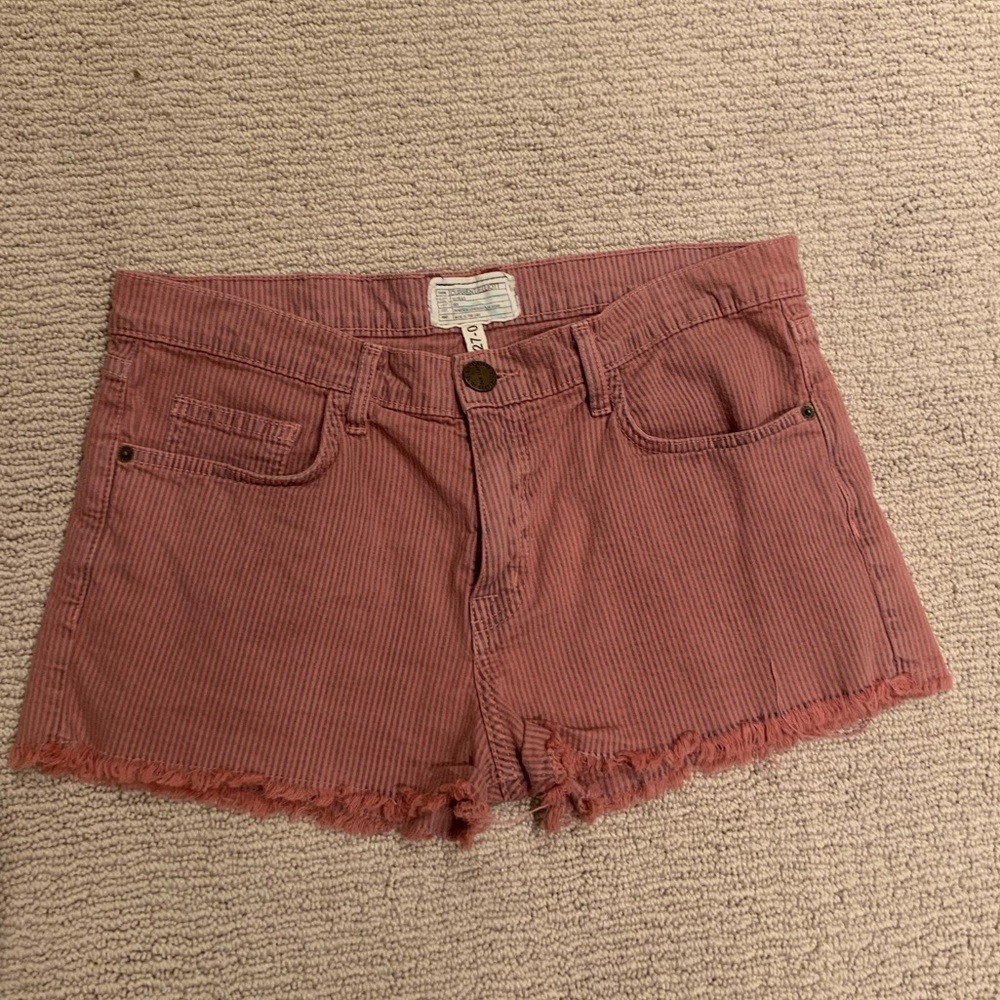 Current Elliot Salmon Colored Shorts Size 27